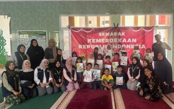 Semarak HUT Ke-80 RI, Mahasiswa KKN UIN Alauddin Angkatan 77 Gelar Lomba Mewarnai di Kelurahan Kalabbirang
