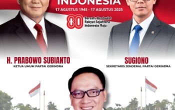 KETUA DPC GERINDRA TAKALAR; “PRABOWO SUBIANTO ADALAH KADO TERINDAH UNTUK BANGSA INDONESIA PADA PERAYAAN HUT KEMERDEKAAN RI YANG KE-80 TAHUN INI