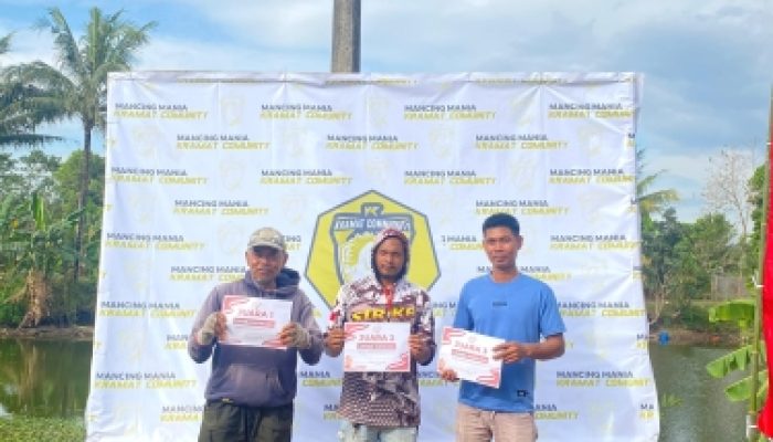 Sambut HUT RI ke-80, Kramat Community Gelar Lomba Mancing