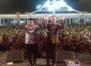 Bupati dan Wabup Takalar Hadir Bersama Ribuan Warga pada Malam Hiburan Kemerdekaan RI ke-80