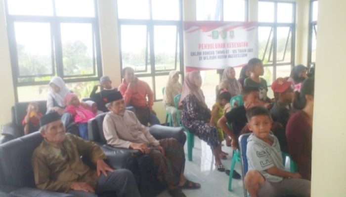 TMMD Kodim Cilegon dan Dinkes Cilegon Gelar Penyuluhan Kesehatan di Lokasi TMMD ke-125