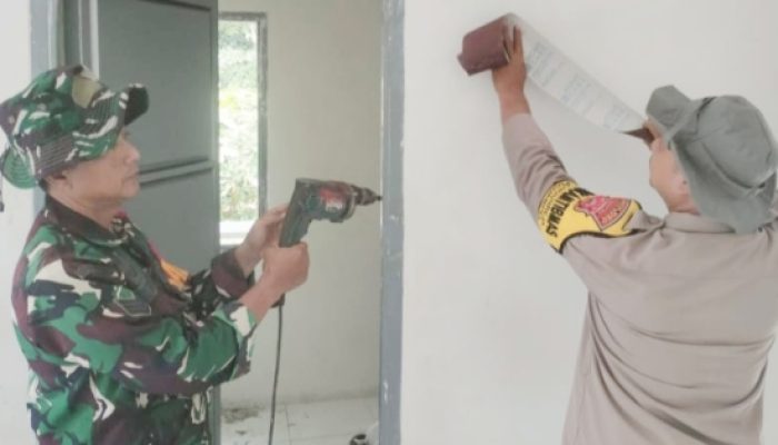 Koramil 2303/Pulomerak Gelar Karya Bakti Bangun Rumah dan Infrastruktur Jalan di Dua Kelurahan