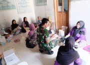 Babinsa Koramil 2304/Anyar Laksanakan Pendataan Warga dan Balita Lewat Giat Puanter