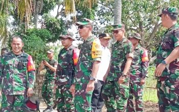 Brigjen TNI M. Jangkung Widyanto Tinjau TMMD ke-125 di Cilegon : Optimis Selesai Tepat Waktu