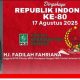 Hj. Fadilah Fahriana, Anggota DPRD Provinsi Sulsel Fraksi PKB, Ucapkan Selamat HUT RI ke-80