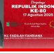 Hj. Fadilah Fahriana, Anggota DPRD Provinsi Sulsel Fraksi PKB, Ucapkan Selamat HUT RI ke-80