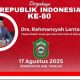 Kepala BKAD Takalar Rahmansyah Lantara Ucapkan Selamat HUT RI ke-80