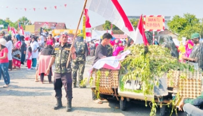 Karnaval Meriah Warnai Puncak PHBN Desa Bojonegara, Kampung Gunung Santri Raih Juara Pertama