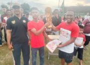 Sambut HUT RI Ke-80, Semifinal Sepak Bola PT Arka Putra Dimenangkan Tim RT 01 Hadiah Uang 3 Juta