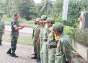 Babinsa Koramil 2307/Ciwandan Laksanakan Pembinaan Linmas Lewat Materi PBB