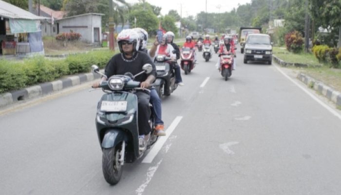 Honda Babel Meriahkan Belitung dengan Convoy Merdeka