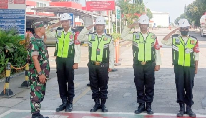 Babinsa Koramil 2303/Laksanakan Bintawil Untuk Tingkatkan Kedisiplinan Security di Cilegon