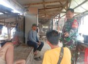 Babinsa Koramil 2307/Ciwandan Laksanakan Kegiatan PUANTER, Dukung Pendataan Penduduk di Wilayah Binaan