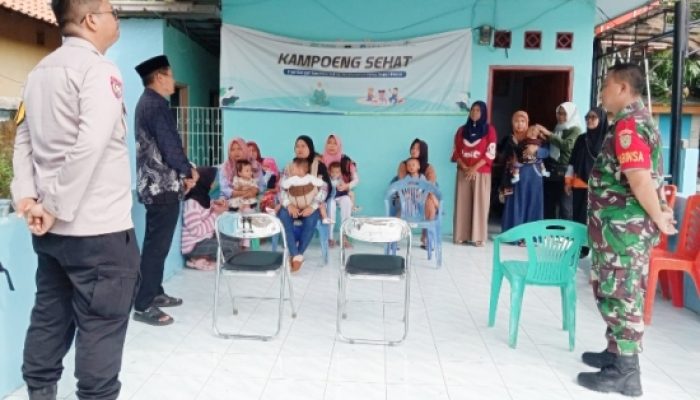 Babinsa Koramil 2307/Ciwandan Laksanakan Giat PUANTER Bersama Aparat Wilayah