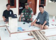 Babinsa Koramil 2306/Mancak Laksanakan Kegiatan Komsos di  Desa-Desa Binaan