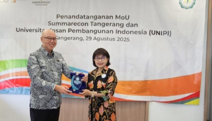UNIPI Dan Summarecon Tangerang Teken MOU dan Program Magang