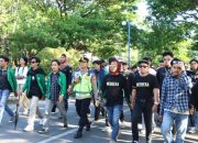 Kapolres Maros Kawal Aspirasi Aliansi Masyarakat dengan Berjalan Kaki Bersama Massa Unjuk Rasa