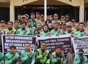 Ratusan Komunitas Ojol di Maros Silaturahmi dengan Kapolres Maros, Sampaikan Solidaritas untuk Affan Kurniawan
