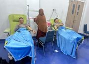 Satlantas Polres Maros gelar bakti kesehatan donor darah sambut HUT Lalu Lintas Bhayangkara ke-70 Tahun