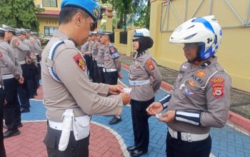 Kasipropam Polres Maros Pimpin Gaktibplin, Anggota Sat Lantas Disiplin Tanpa Pelanggaran