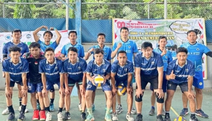 Turnamen Voli Antar Perusahaan Berjalan Sukses, Tim Ashdisposal Borong Dua Gelar Juara