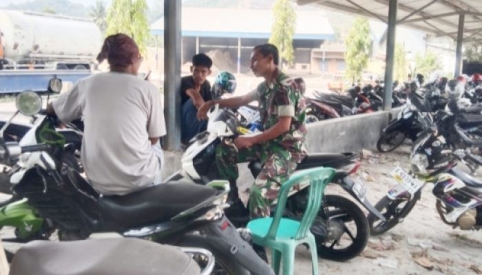 Koramil 2307/Ciwandan Dorong Semangat Gotong Royong Lewat Kegiatan Komsos di Dua Kelurahan