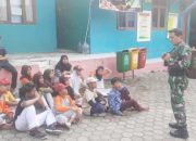 Babinsa Koramil 2305/Cinangka Gencarkan Pembinaan Wawasan Kebangsaan di Sekolah dan Pramuka