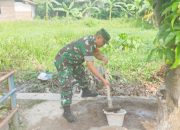 Babinsa Koramil 2307/Ciwandan Laksanakan Karya Bakti Bersama Warga di Dua Kelurahan
