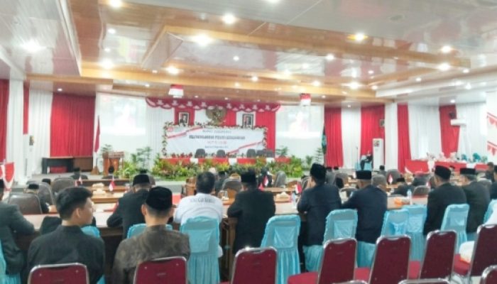 DPRD Kabupaten Bangka Gelar Rapat Paripurna Dengar Pidato Presiden RI Sambut HUT ke-80 Kemerdekaan