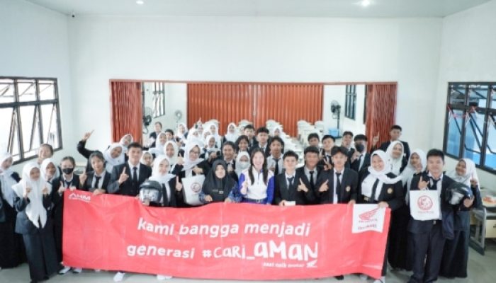 Honda Babel Gelar Edukasi Safety Riding di SMKN 1 Pangkalpinang