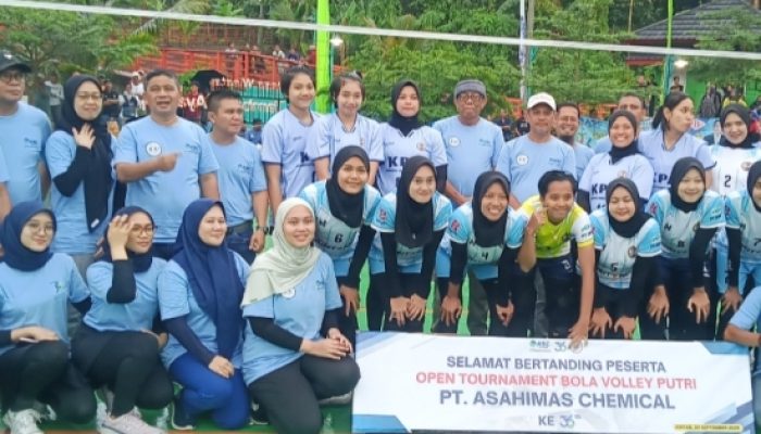 PT Asahimas Gelar Turnamen Voli Putri di Tambang Ayam Serang : Meriahkan HUT ke-36 dengan Semangat Kebersamaan