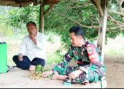 Babinsa Koramil 2305/Cinangka Gelar Komsos di Dua Desa Binaan