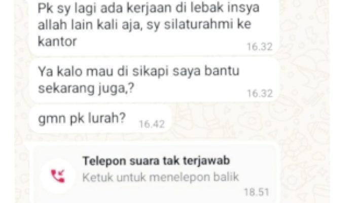 Diduga Ditekan Oknum Wartawan, Kades Batukuda: Saya Diteror Lewat Telepon dan WhatsApp