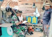 Babinsa Koramil 2304/Anyar Laksanakan Giat Puanter di Dua Desa Wilayah Binaan
