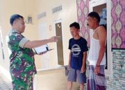 Babinsa Koramil 2305/Cinangka Lakukan Pendataan Wilayah dalam Rangka Penguatan Puantor