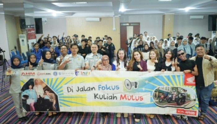 Di Jalan Fokus, Kuliah Mulus”, Honda Babel Edukasi Mahasiswa soal Keselamatan Berkendara