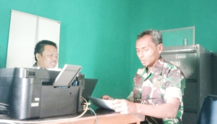 Babinsa Koramil 2307/Ciwandan Dukung Program Pemerintah Melalui Kegiatan Puanter di Wilayah
