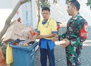 Babinsa Koramil 2301/Cilegon Giat Laksanakan Sosialisasi Penanganan Sampah Plastik melalui Bank Sampah
