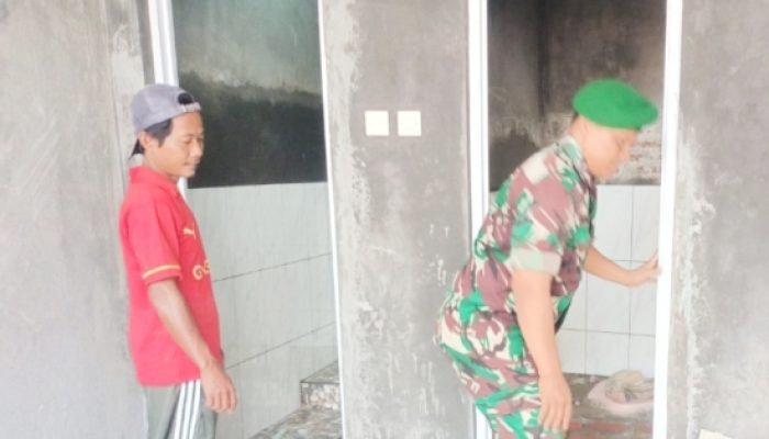 Babinsa Koramil 2303/Pulomerak Gelar Kegiatan Karbak Bersama Warga di Dua Lokasi