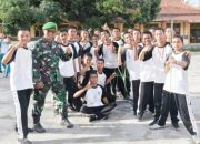 Kodim 0623/Cilegon Berikan Pembekalan Wawasan Kebangsaan dalam LDKS di SMKN 1 Pulo Ampel