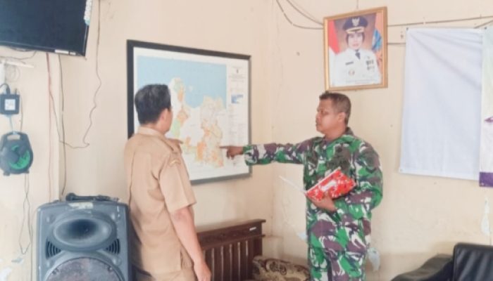 Babinsa Koramil 2306/Mancak Laksanakan Kegiatan Puanter, Fokus pada Pendataan Wilayah dan Kependudukan