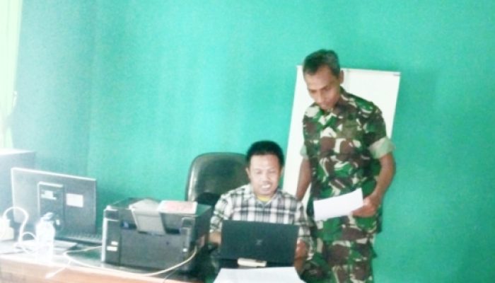 Koramil 2307/Ciwandan Laksanakan Kegiatan Puanter di Dua Kelurahan