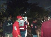 Sesak Napas Akibat Asap Pekat, PMI Berikan Oksigen dan Masker di Lokasi Kebakaran Cilegon
