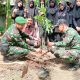 Kodim 0623/Cilegon dan SMKN 1 Puloampel Gelar Aksi Peduli Alam melalui Penanaman Pohon