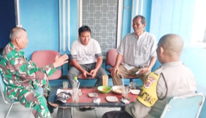 Perkuat Sinergi dengan Warga, Babinsa Koramil 2307/Ciwandan Ajak Tokoh Masyarakat dan Pemuda Galakkan Gotong Royong