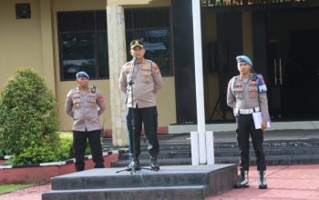 Kapolres Maros Tekankan Personel Jauhi Pelanggaran, Kapolres: Jaga Marwah Nama Baik Institusi