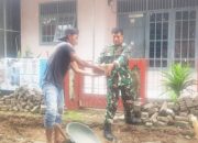 Koramil 2303/Pulomerak Gencarkan Karbak, Bangun Akses Jalan dan Perbaiki Jembatan di Dua Kelurahan