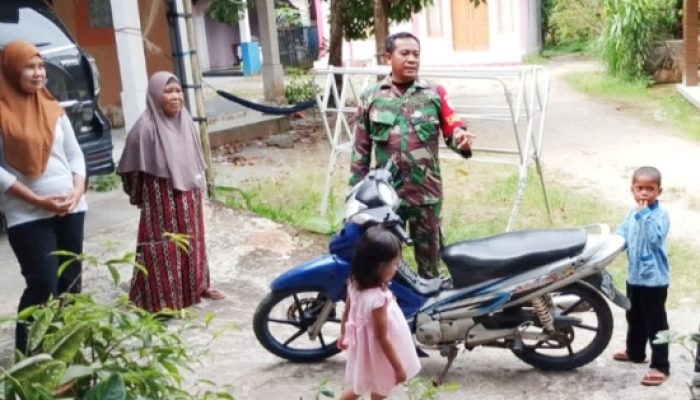 Koramil 2305/Cinangka Perkuat Kepedulian Warga Lewat Komsos Bahas Stunting dan Kebersihan Lingkungan
