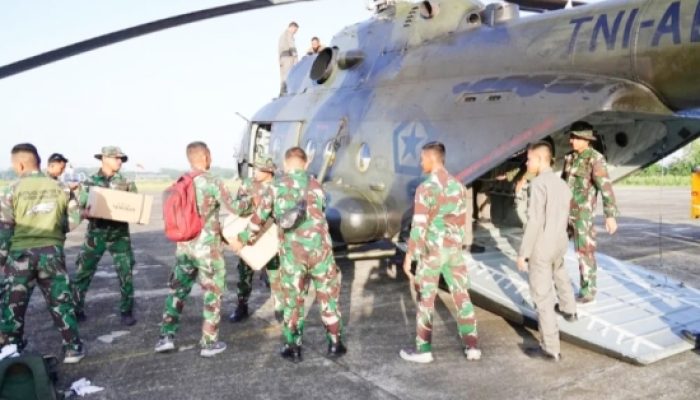 Kodam Iskandar Muda Kerahkan Helikopter MI-17 untuk Salurkan 1,5 Ton Bantuan ke Langsa dan Aceh Timur