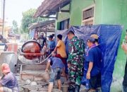 Koramil 2302 Gelar Aksi Karbak di Dua Lokasi untuk Dukung Kebersihan dan Kepedulian Sosial